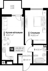 Buy an apartment, Heroiv Maidanu (Sokilniki) str., Lviv, Frankivskiy district, id 5003464