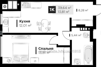 Купить квартиру, Героев Крут ул., Сокольники, Пустомытовский район, id 4789372