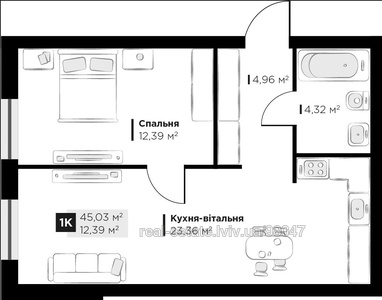 Buy an apartment, Galitska-vul, Vinniki, Lvivska_miskrada district, id 4891418