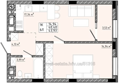 Купить квартиру, Львовская улица, Сокольники, Пустомытовский район, id 5080965