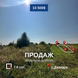 Buy a lot of land, Зелена, Davidiv, Pustomitivskiy district, id 4817004