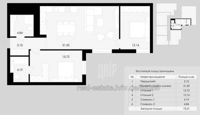 Buy an apartment, Heroiv Maidanu (Sokilniki) str., Lviv, Frankivskiy district, id 4669786