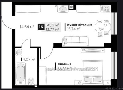 Buy an apartment, Orlika-P-vul, Lviv, Shevchenkivskiy district, id 5022269