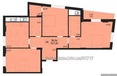 Buy an apartment, Shevchenka-T-vul, Lviv, Shevchenkivskiy district, id 4732996