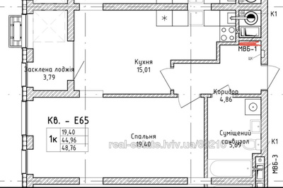 Buy an apartment, Striyska-vul, Lviv, Frankivskiy district, id 4699090