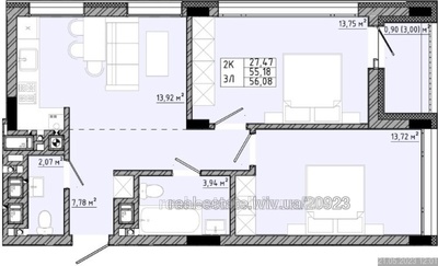 Buy an apartment, Sokilniki, Pustomitivskiy district, id 5053124