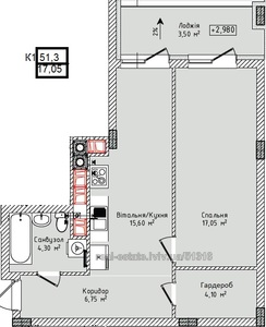 Buy an apartment, Navariis'ka, Solonka, Pustomitivskiy district, id 5128900