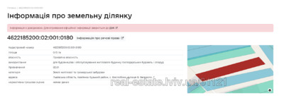 Купити ділянку, під забудову, Вислобоки, Кам'янка-Бузький район, id 5006570