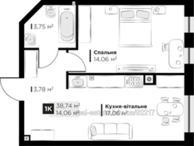 Buy an apartment, Orlika-P-vul, Lviv, Shevchenkivskiy district, id 5017685