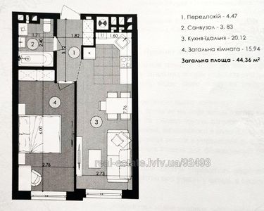 Buy an apartment, Striyska-vul, Lviv, Sikhivskiy district, id 4845521