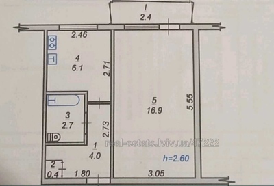 Купить квартиру, Выговского ул., Стрый, Стрийский район, id 4780596