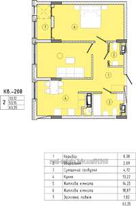 Buy an apartment, Striyska-vul, 45, Lviv, Frankivskiy district, id 4684416
