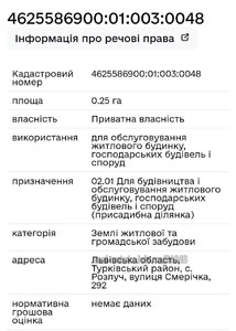 Купити ділянку, під забудову, Смерічка, Розлуч, Турківський район, id 5077255