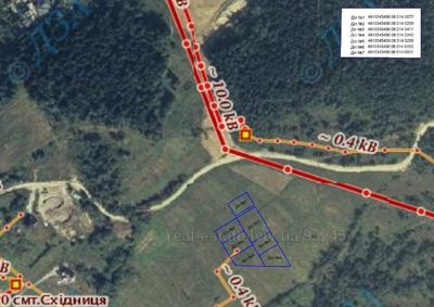 Buy a lot of land, Незалежності, Skhidnica, Drogobickiy district, id 4777243