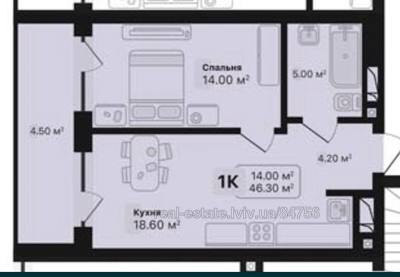 Купить квартиру, Топольная ул., Львов, Шевченковский район, id 4765800