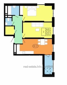 Buy an apartment, Zamarstinivska-vul, Lviv, Shevchenkivskiy district, id 4613045