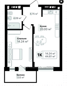 Buy an apartment, Sonyashnikova-vul, Lviv, Sikhivskiy district, id 4520991